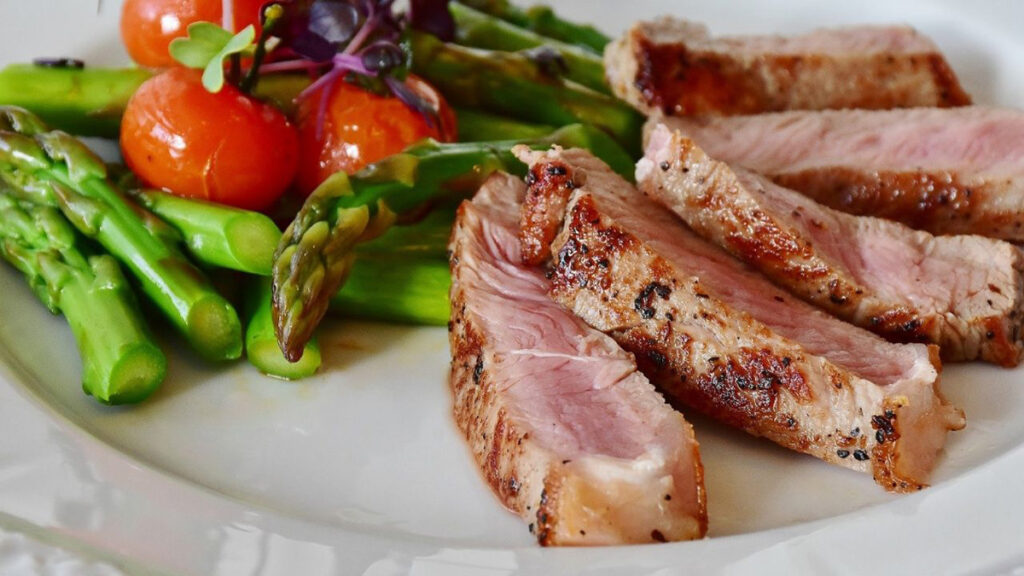 filete res esparragos
